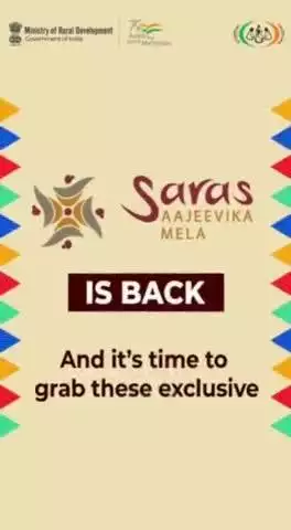 One-stop shop, for the very finest of #Swadeshi products | Saras Aajeevika Mela 2022
