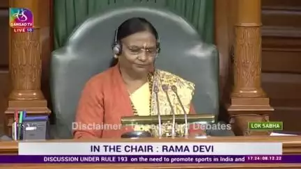 #ParliamentWinterSession में #स्पोर्ट्स पर 193 के तहत सिरसा लोकसभा क्षेत्र की सांसद श्रीमती सुनीता दुग्गल ने अपनी लोकसभा के लिए सिंथेटिक ट्रैक की रखी मांग।