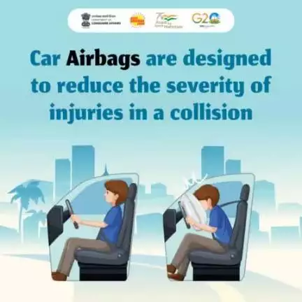 Airbags are safety devices that deploy in the event of a collision to cushion and protect the occupants of a vehicle. They are designed to reduce the impact of a collision on the occupants of a vehicle and to help prevent injuries. #Airbags