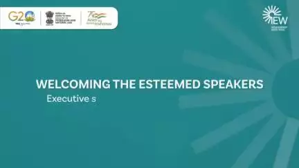 Welcoming the esteemed speakers on #IndiaEnergyWeek executives panels