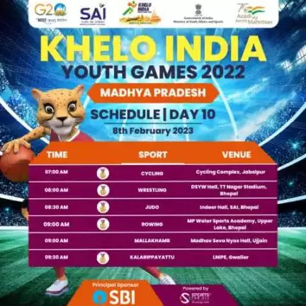 Schedule | Day 🔟| #KheloIndia Youth Games 2022 👇

#KIYG2022 #KheloIndiaInMP
#yashodhararaje https://t.co/Kep0IzqK5b