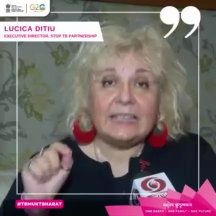 Ms Lucica Dititu applauds strong political leadership of India under PM Shri Narendra Modi to #EndTB