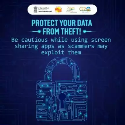 Keep your data safe from prying eyes! When using screen sharing apps, beware of scammers who may try to exploit them for their own gain.

#CyberSafe