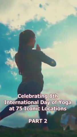 Just one more day to #IDY2022! Join us as we celebrate #YogaForHumanity in #75IconicIDYLocations. 
#GuardianRingForYoga