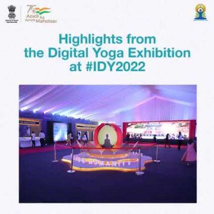 Here's a look at some of the highlights from the #IDY2022 Digital Exhibition that made it a huge success. #YogaForHumanity