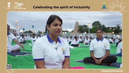 Yoga brings communities together, promoting the spirit of health, wellness, and inclusivity. #IDY2022 celebrated this energy at the Mysuru Palace Grounds.