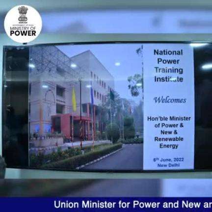 Union Minister reviews the operation of Power training institutes.

#powersector #power #mop