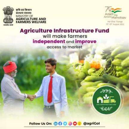 Agriculture Infrastructure Fund will make farmers independent and improve access to market.
#agrigoi #agriculture #AIF
#farmers #agrimarket #agritech