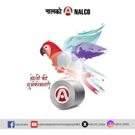 NALCO wishes you a vibrant and a joyous #Holi.

Let us spread happiness around as we celebrate the festival of colours.