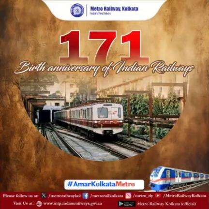 #Celebrating 171st Birth Anniversary of #IndianRailways 
#railminindia