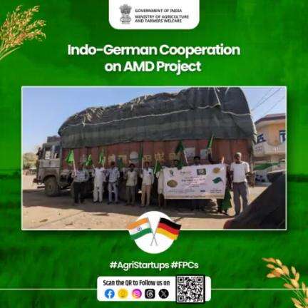 Indo-German Cooperation on Agriculture Marketing Development project facilitated the second trial shipment of EU-compliant 19 MT of Coriander from Ramganj Mandi, Rajasthan. 

#agrigoi #agrimarket #spices #FPOs #FPCs