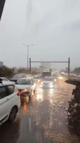 'Traffic Advisory '
Slow-moving traffic due to Water logging at Yelahanka Railway Under Bridge towards the City and Airport.