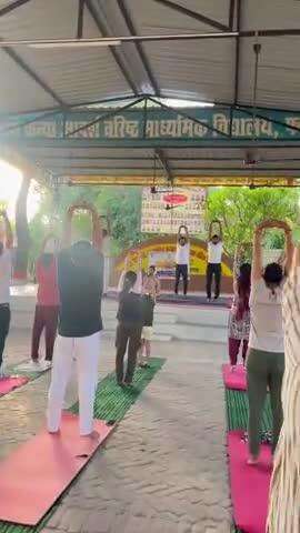 #InternationalYogaDay पर योग विशेषज्ञ ने करवाया #YogaProtocol का अभ्यास #Haryana #Fatehabad #AyushFatehabad