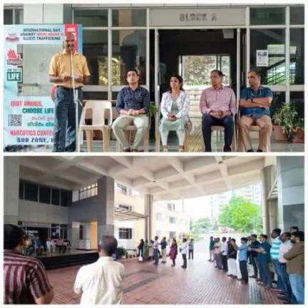 #DrugsFreeBharat
NCB-Cochin Anti Drugs Awareness drive at Kendriya Bhavan, Kakkanad, Cochin. Motivated to take E-pledge.