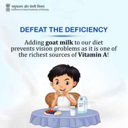 Open your eyes to a brighter future! Incorporate goat milk into your diet and see the world with clarity. Defeat the deficiency with every sip.

WorldMilkDay2024 #GoatMilkBenefits #MilkMagic #MilkInEveryMeal