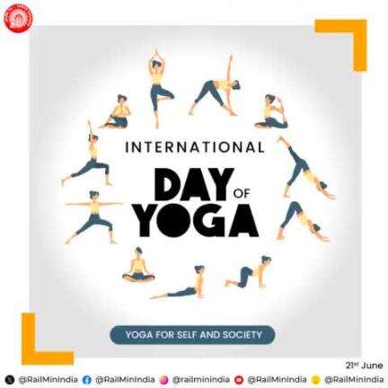 Observe #InternationalDayofYoga
#YogaforSelfandSociety