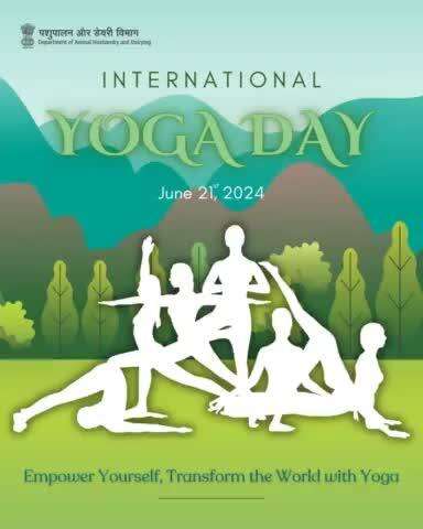 Yoga for Self and Society: Celebrate Yoga Day with practices that strengthen your mind and body, fostering harmony within yourself and the world around you.
#IDY2024 #YogaDay2024 #YogaLife #yogaeveryday