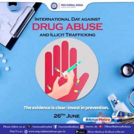 "Together, we can build a drug-free world for a healthier future. #DrugFree #Health #Awareness #Prevention #Support #Recovery #EndIllicitTrafficking"