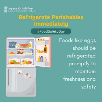 Keep It Cool: Refrigerate Perishables ASAP! 
Ensure freshness and safety by immediately storing foods like eggs in the fridge. 
 #FoodSafety #ProactiveMeasures #FoodAssurance #QualityAssurance #foodquality