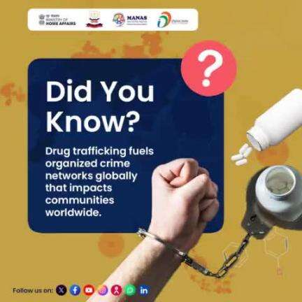 Join the fight to protect our communities from this global menace. 
#DrugsFreeBharat