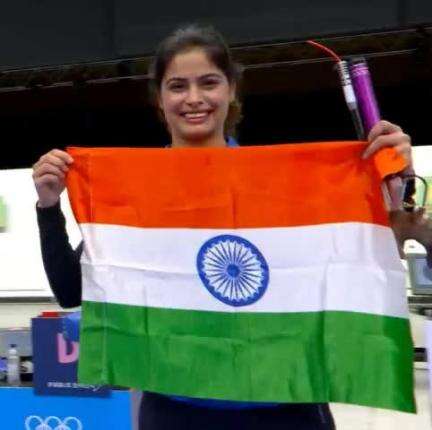 Proud to see India clinch its first medal in the Paris #OlympicGames 2024!

Congratulations to Manu Bhaker for the Bronze - first Indian female shooter to win an Olympic medal.