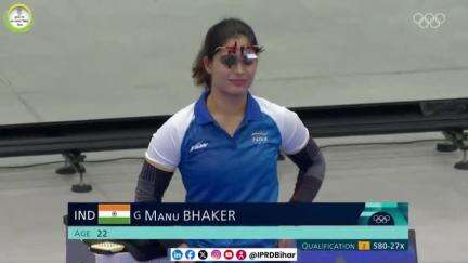 Manu Bhaker, Becomes First Indian woman shooter to win a medal in #Olympics.
Young Olympic Champion has made India proud