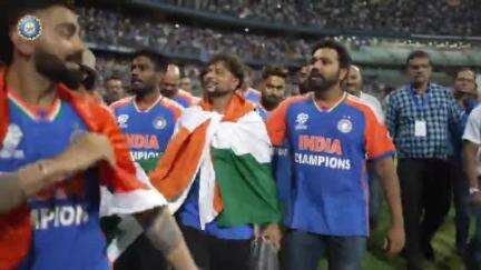 Maa Tujhe Salam! 
Vande Matram! 🙌 

Say it louder with pride! 

Join #TeamIndia in this moment of glory!