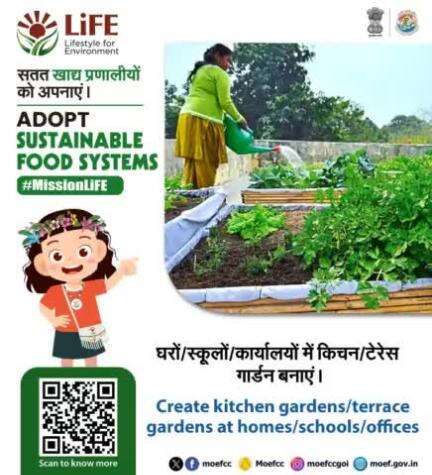 Sustainable & self-sufficient! 🥦🍅
Create and nurture a kitchen garden in the comfort of your home; Adopt sustainable food systems. 
#MissionLiFE #ChooseLiFE #ProPlanetPeople