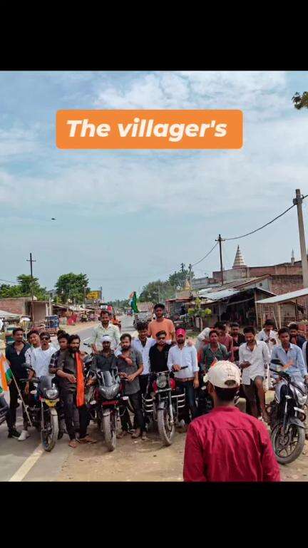 triga yatra team off the villagers