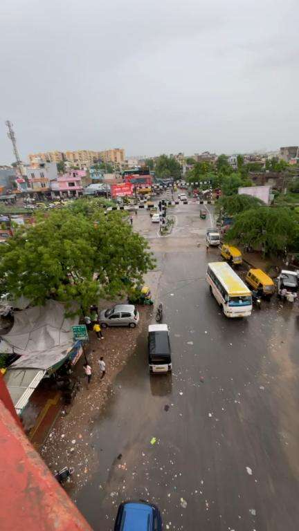 Jagatpura after rain #jaipur #rain