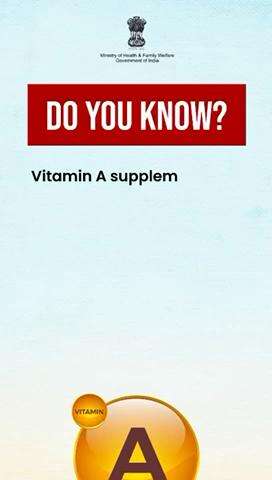 Ensure your child's health with Vitamin A Supplementation every 6 months.
#HealthForAll