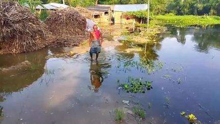 आलमनगर: के दक्षिण क्षेत्र में भयंकर कोशी के बाढ़ तबाही मचा रहा है। बड़गाँव वार्ड 8 में जनता को कष्ट हो रहा है।