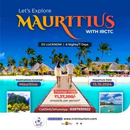 For a diverse, authentic & meaningful adventure, book your trip to #Mauritius with #IRCTCTourism now. From hiking through the national parks to lazying by the wide sandy beaches, the all-inc tour package has something for everyone.