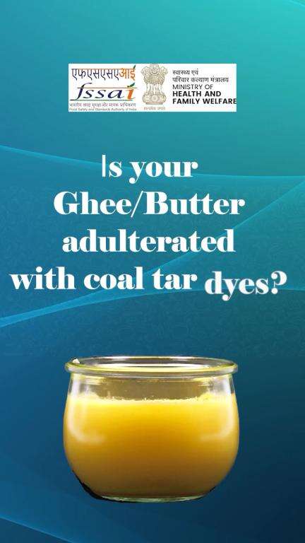 Is Your Ghee/Butter adulterated with coal tar dyes? Watch to check how! #NoToAdulteration #FoodSafety #FSSAI