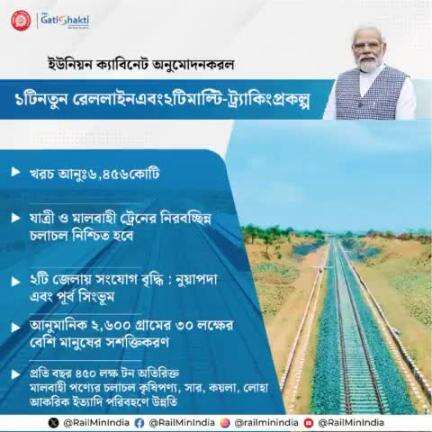 #CabinetDecision #NayiPatriNayiRaftaar #RailInfra4India