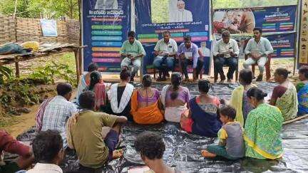 IEC CAMPAIGN AT SIDDARAM VILLAGE OF VELAIRPADU MANDAL