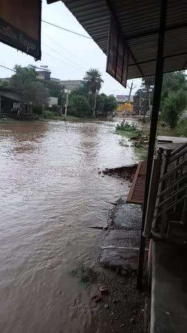 tijara Kshetra mein adhik barish ke Karan vahan Pani mein doob rahe hain#@###