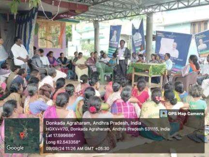 IEC Campaign orgnsd to raise awareness about #PMJANMAN in Donkada, Agraharam  of Natavaram Mandal in Anakapalli Dist, AP