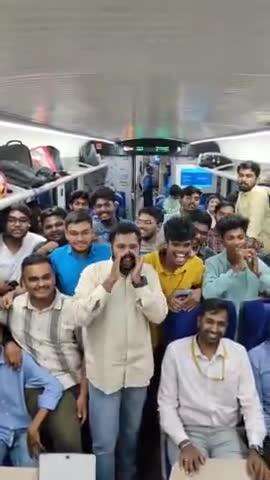 The Josh is really high inside NGP-SC Vande Bharat Express #VandeBharatExpress
#NamoBharatRapidRail