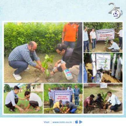 In a green initiative to honor and protect Mother Earth, IRCTC successfully organized the #Plant4Mother campaign!