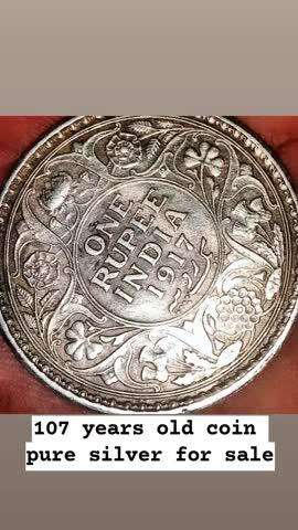 107 years old
 pure silver coin 
for sale