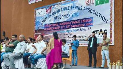 नगरोटा बगवां: नगरोटा में National Table Tennis Ranking Championship के विजेताओं को कैबिनेट रैंक मंत्री आरएस बाली ने सम्मानित किया