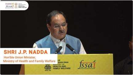 Hon’ble Union Minister of Health and Family Welfare, Shri J.P. Nadda lauds #FSSAI’s for ensuring food safety! #GFRS2024