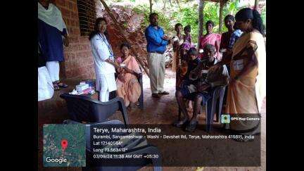 पीएम जनमन योजने अंतर्गत लाभार्थ्यांना आरोग्य तपासणी मध्ये सामावून घेण्यात आले.