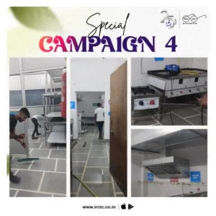 Deep cleaning was conducted in the Food Production Unit, Kota, in the West Zone as part of Special Campaign 4.

#SwachhataPakhwada2024 #IRSpecialCampaign4