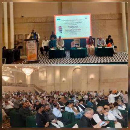 Today, Union Textiles Minister Shri #girirajsinghbjp held a crucial meeting with over 150 textile manufacturers and exporters in Panipat, #Haryana, addressing the challenges and opportunities in the #textiles sector. #pibindia