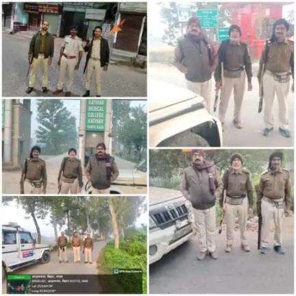 #Morning_Patrolling अपराध एवं अपराधियों पर अंकुश लगाए रखने के लिए #कटिहार पुलिस 24×7 सक्रिय है।

👉मॉर्निंग वॉक पर निकलने वाले लोगों, पार्कों, खेल के मैदानों, रेलवे स्टेशनों, बस अड्डों और सभी प्रमुख सार्वजनिक