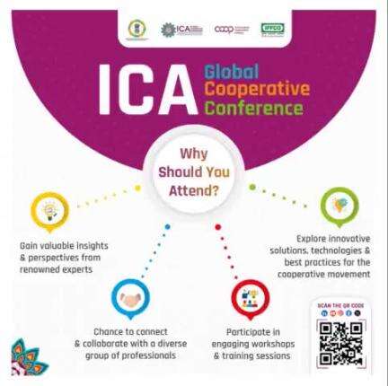 🌍 Why attend the ICA Cooperative Meet?

✅ Insights from global experts
✅ Explore innovative solutions
✅ Network with diverse professionals
✅ Join engaging workshops