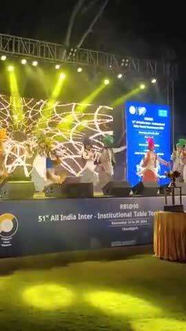 The 51st All India Inter-Institutional Table Tennis Tournament 2024 kicked off with captivating cultural performances, showcasing India’s rich heritage through rhythmic beats and graceful moves. #RBI@90 #pibindia #mib_india