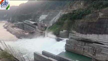 The press party to #ArunachalPradesh from PIB Rajasthan visits the Subansiri Lower Hydroelectric Project and one has to say, what a breathtaking sight